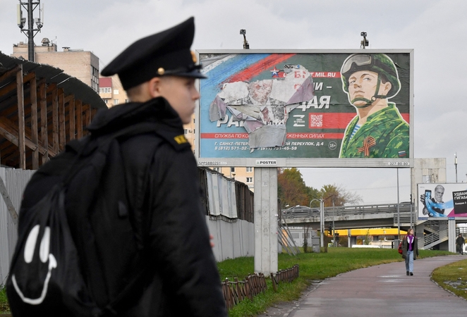 Ukraina: vietoje mobilizacijos Rusija gali imtis slaptų prievartos priemonių