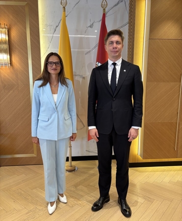 Danguolė Bublienė ir Mindaugas Sinkevičius