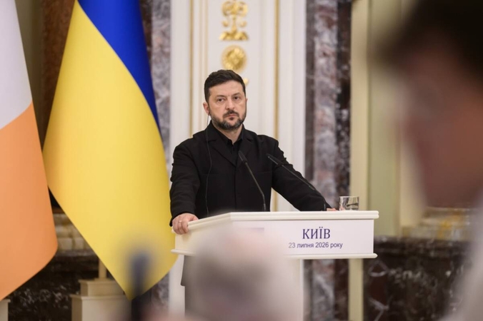 Volodymyras Zelenskis: kad išgyventų žiemą, Ukrainai reikia 5 proc. JAV raketų „Patriot“ atsargų