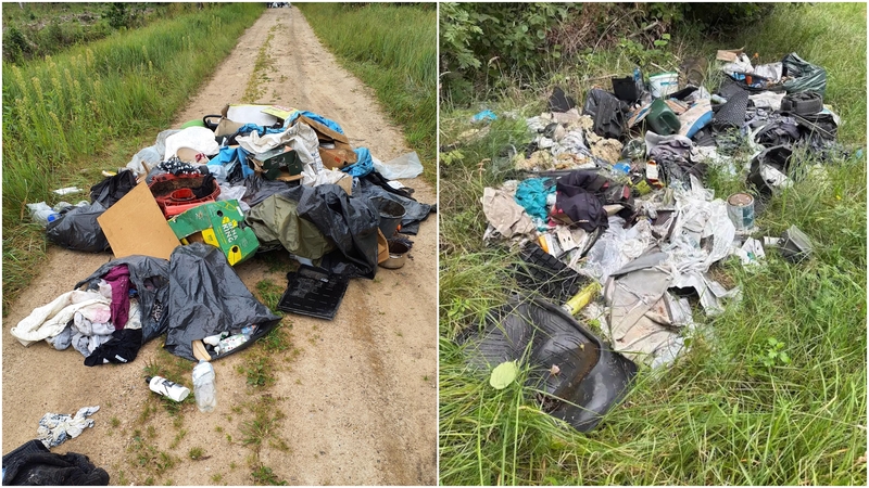 Neįprastas maršrutas: šiukšlių kelionė per tris rajonus baigėsi Gedinčių miške