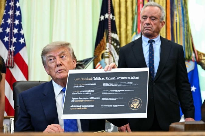 PSO: Trumpo siūlomi pokyčiai vakcinacijos srityje prieštarauja mokslui