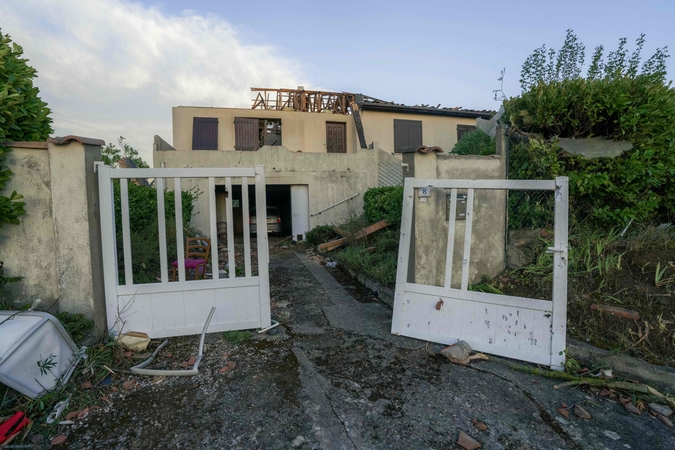 Pietų Prancūzijoje praūžus tornadui dešimtys žmonių sužeisti