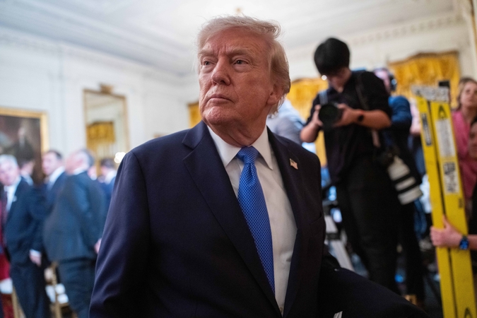 Trumpo atsakas į Zelenskio prašymą: mums patiems reikia raketų
