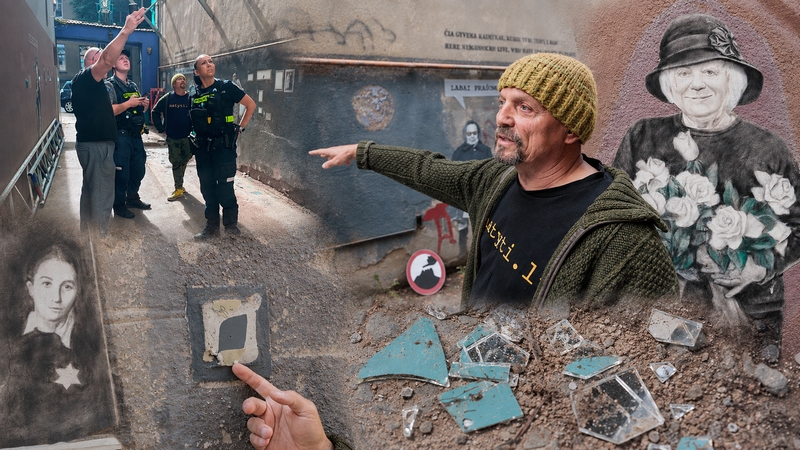 Kiemo galerijoje barbariškai nudaužyti kūriniai: kai kurie įžvelgia ir antisemitizmą