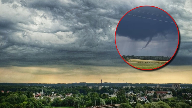 Pasitinkant audrą – meteorologo perspėjimas: gali formuotis viesulai