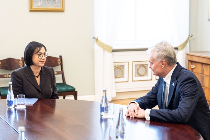 Raminta Popovienė ir Gitanas Nausėda