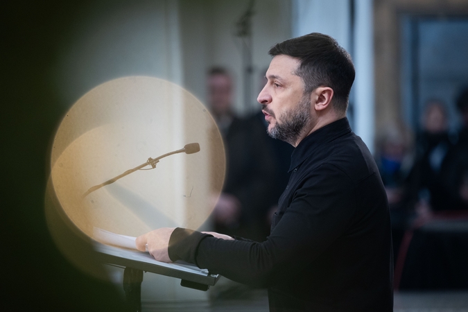 Volodymyras Zelenskis: esame sukrėsti