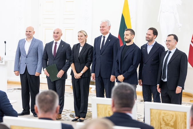 Lietuvos organizacijų įsipareigojimų visuotinei gynybai chartijos pasirašymo ceremonija