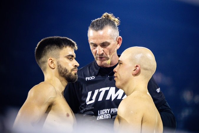 Modestas Žmuidina atėmė čempiono diržą iš Dovydo Levickio