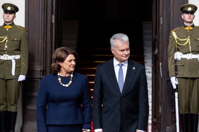Nausėda susitiko su Estijos prezidentu