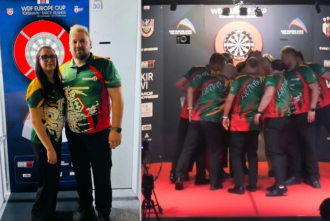 Lietuviai stoja į kovą Europos smiginio taurėje