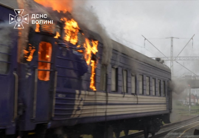 Ukrainos geležinkelių vadovas: Rusijos atakos prieš šalies geležinkelius intensyvėja kas savaitę 