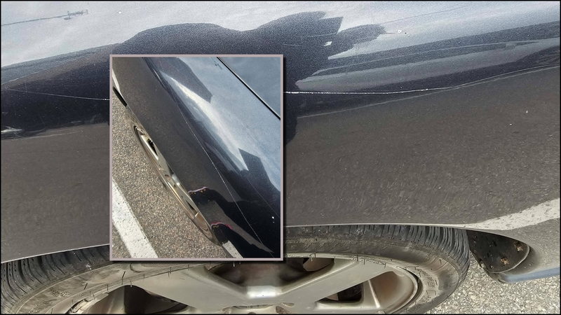 Vandalizmas: aikštelėje pastebėta subraižytų automobilių.