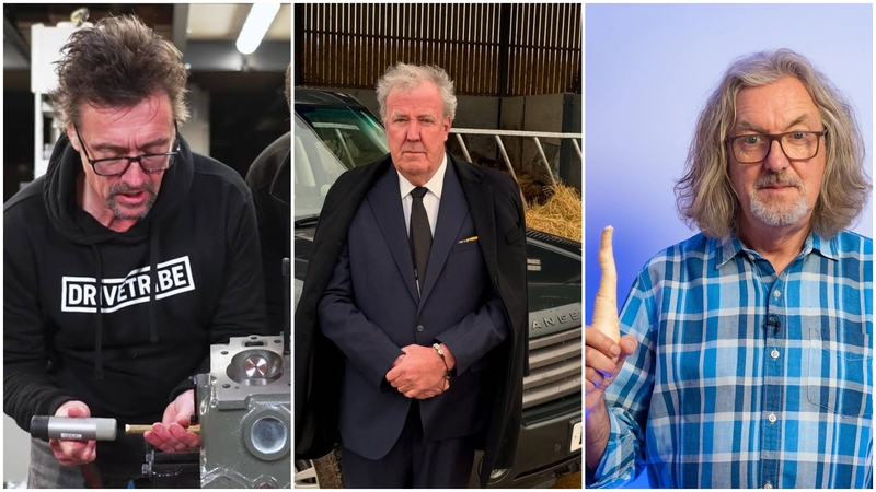 Iš kairės: R. Hammond, J. Clarkson, J. May.