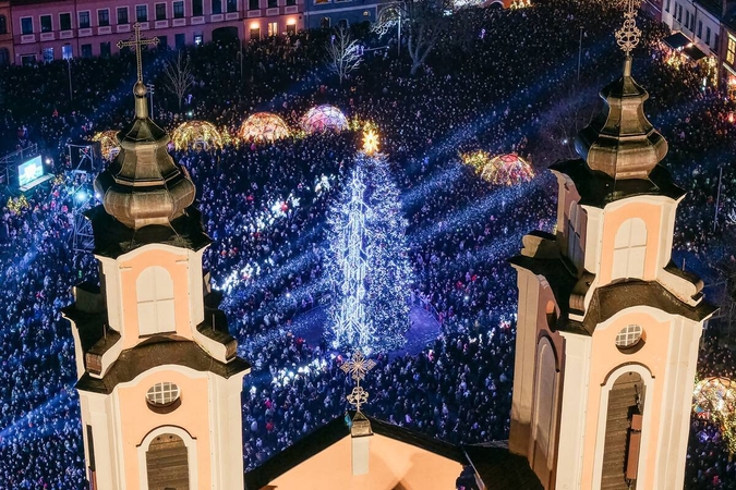 Paskelbė, kada Kaune bus įžiebta Kalėdų eglė