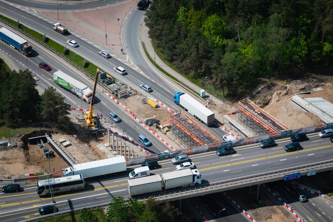 Įpusėjo Gariūnų viaduko rekonstrukcija – pradedamas antrasis etapas