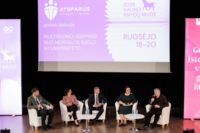 Diskusija „Pilietiškumo ugdymas: nuo mokyklos suolo iki universiteto“