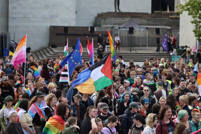 Kaune – garsus „Pride“: Laisvės alėjoje skambėjo „Buvom, esam, būsim“