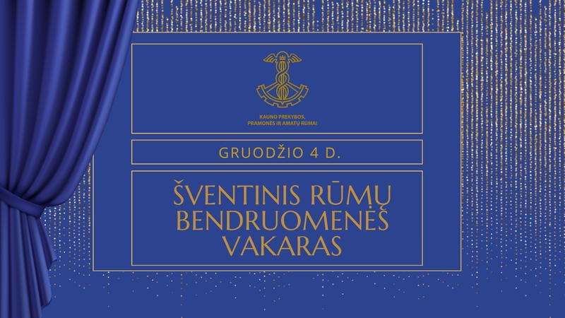 Gruodžio 4-ąją vyks didžiausia verslo bendruomenės šventė Kaune