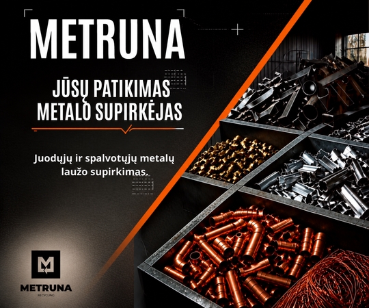 Nebenaudojamas metalas – ne šiukšlės, o papildomos pajamos