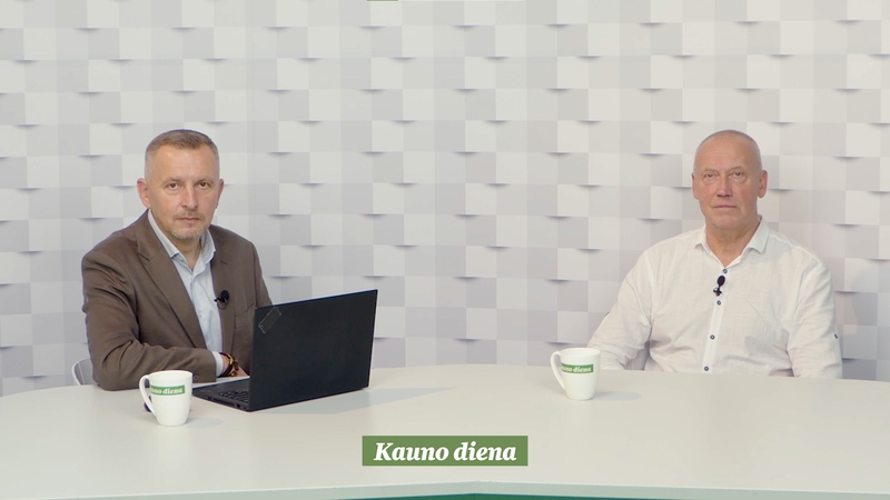 Gražvydas Mauižys (kairėje) ir Rimas Kurtinaitis (dešinėje)