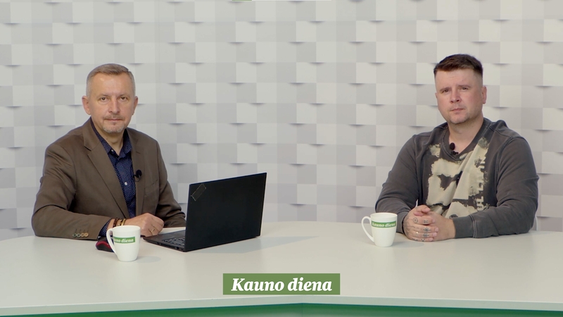 Gražvydas Muižys (kairėje) ir Artūras Sujeta (dešinėje)
