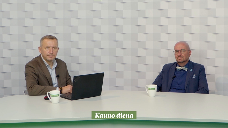 Gražvydas Muižys (kairėje) ir Tomas Krilavičius (dešinėje)