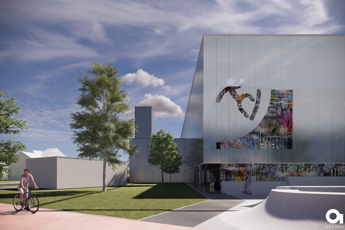 Kaunas sieks dalinio finansavimo Ekstremalaus sporto centro statybai