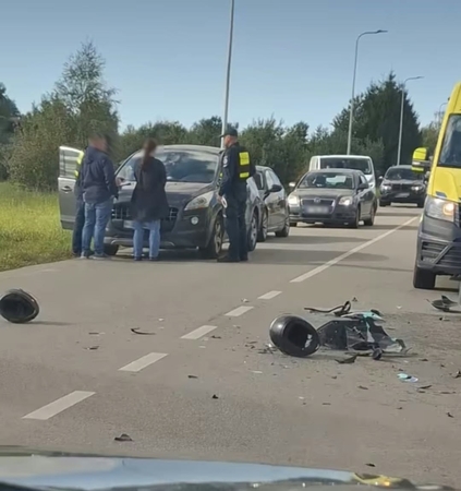 Klaipėdos rajone – eismo nelaimė: motociklininkas atsidūrė medikų rankose