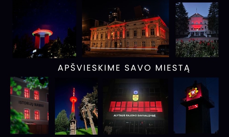 Klaipėdos miesto savivaldybė ir miesto rotušė pirmąjį rugsėjo ketvirtadienį nušvis raudonai