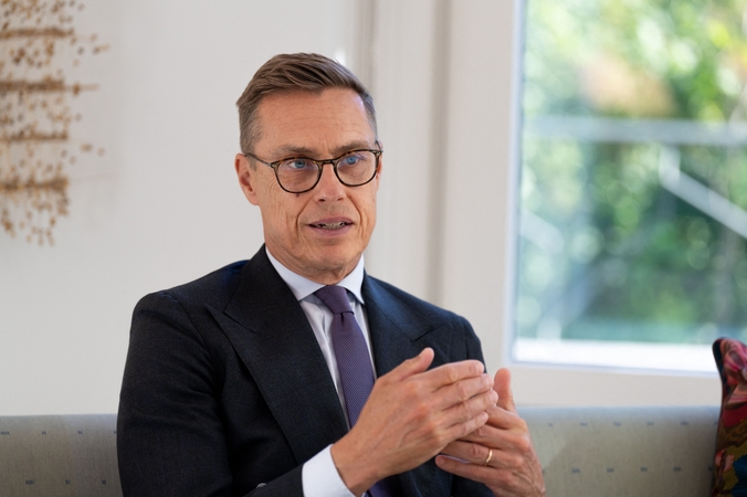 Suomijos prezidentas Alexander'as Stubbas