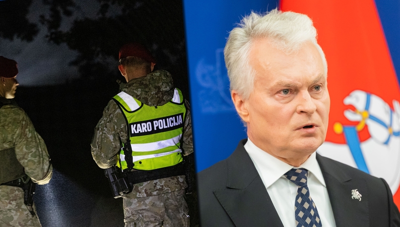 Prezidentas kritikuoja sprendimą nepaskelbti realaus oro pavojaus