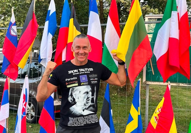  Jėga: T. Grabauskas trigubo ultratriatlono pasaulio čempionate aplenkė kelias dešimtis varžovų ir užėmė penktą vietą.