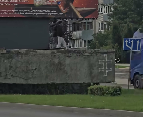 Elgesys: manoma, kad vaikai į pravažiuojančias mašinas mėtė akmenukus.