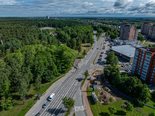Naujovės: pradedamas Liepojos gatvės ruožo tarp Klaipėdos ir Panevėžio gatvių asfaltavimas.