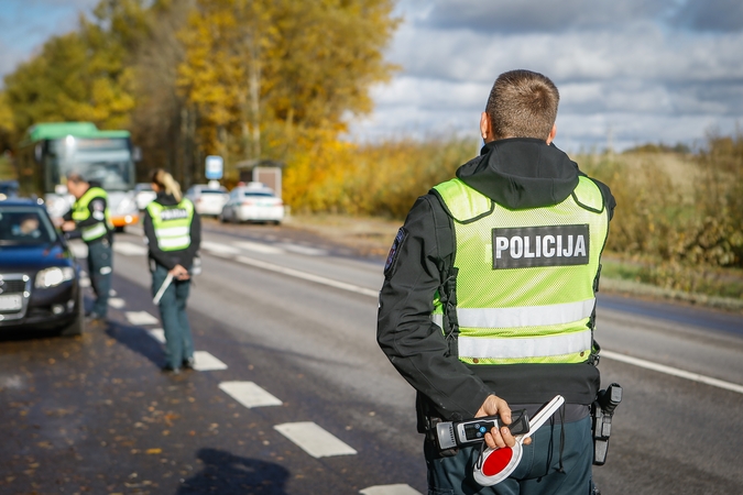 Skaičius: per vieną rugsėjo savaitę Klaipėdos apskrities pareigūnai užfiksavo šimtus Kelių eismo taisyklių pažeidimų.