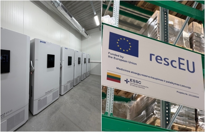 Projektas: Lietuvoje nuo 2024 m. kuriamas ES „rescEU“ medicinos atsargų rezervas.