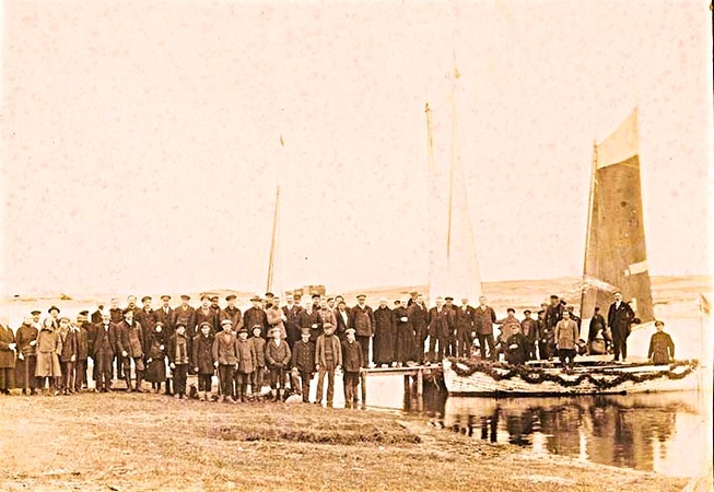 Šventosios uosto statybų pradžios pašventinimo iškilmės, 1925 m.