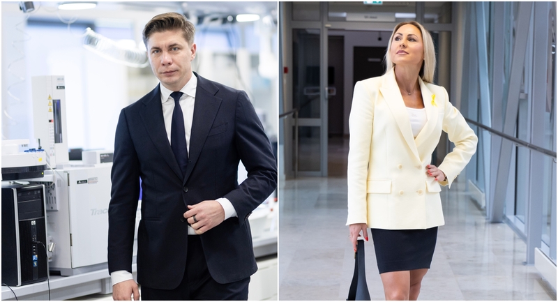 Mindaugas Sinkevičius ir Laura Asadauskaitė-Zadneprovskienė