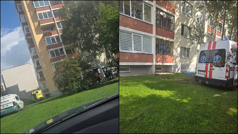 Tragedija Panevėžyje: prie daugiabučio – moters lavonas, krito iš didelio aukščio