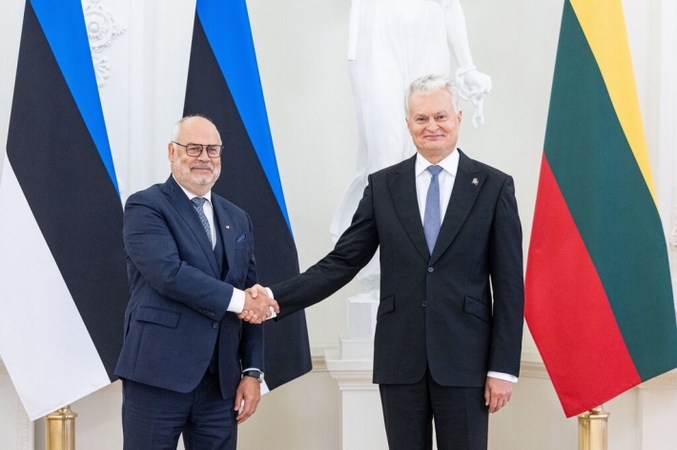 Prezidentas: Lietuvos ir Estijos partnerystė paremta pasitikėjimu ir atsakomybe už regiono saugumą 