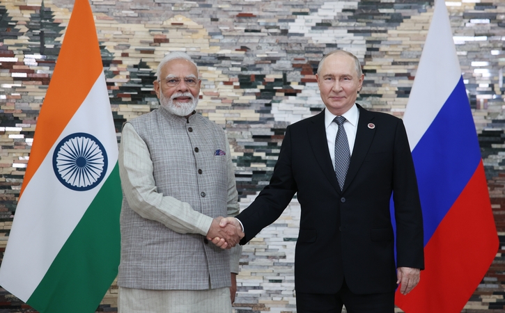 Indijos premjeras Putinui: reikia užbaigti karą