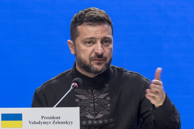 Zelenskis įvardijo sąlygas, kuriomis Ukraina sustabdytų smūgius į Rusijos energetikos objektus