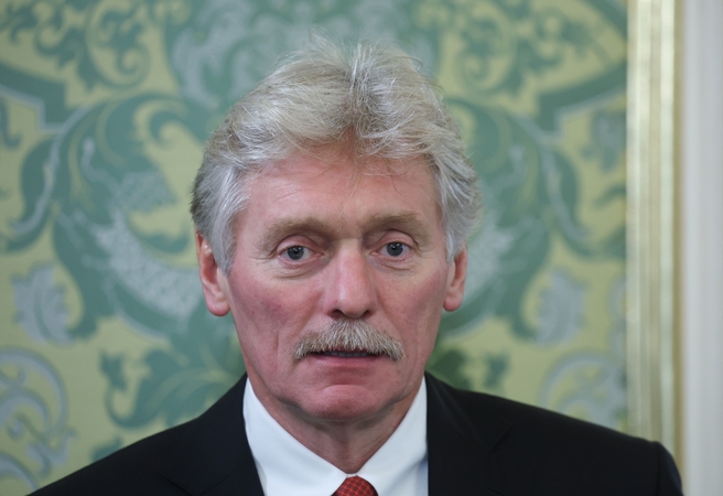 Kremliaus atstovas spaudai Dmitrijus Peskovas
