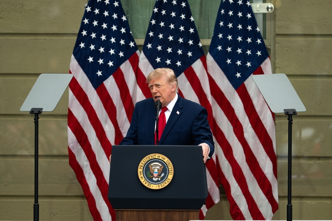 „Štai kodėl kovojame“: Trumpas susiejo Rugsėjo 11-ąją su Irano karu