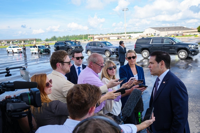 Rubio pradėjo turą po Lotynų Ameriką