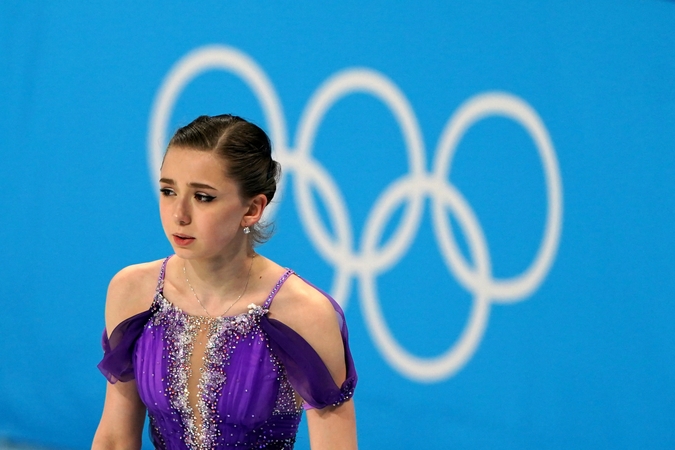 Rusų dailiojo čiuožimo atstovei Valijevai vėl atsisakyta suteikti neutralios sportininkės statusą
