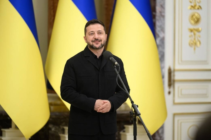 Volodymyras Zelenskis artimiausiomis dienomis Kyjive tikisi sulaukti JAV pasiuntinių