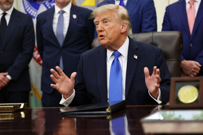 Teismas sustabdė dar vieną Trumpo įsaką