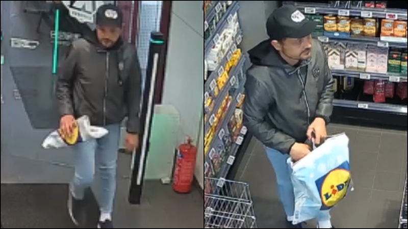 Policija ieško šio vyro: prekės nebuvo dalijamos už dyką